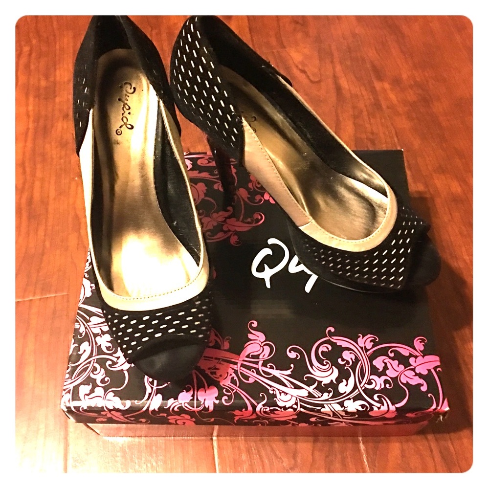 Two tone sexy heels